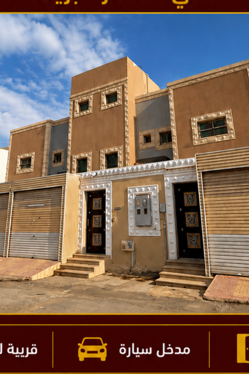 وحدة علوية للايجار السنوي الحي الاخضر